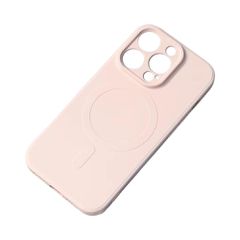 MagSafe compatible silicone case for iPhone 15 Pro Silicone Case - cream-thumb-0