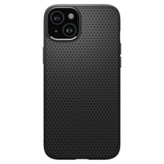 Spigen Liquid Air iPhone 15 Case - Matte Black-thumb-1