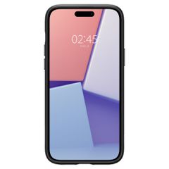 Spigen Liquid Air iPhone 15 Case - Matte Black-thumb-2