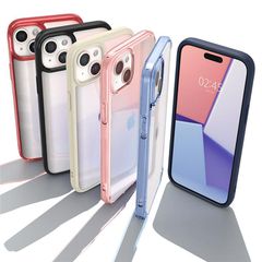 Spigen Crystal Hybrid iPhone 15 Plus Case - Clear Black-thumb-1