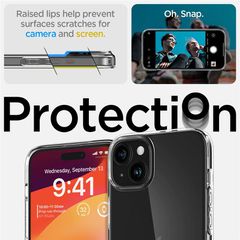 Spigen Crystal Flex Case for iPhone 15 Plus - Clear-thumb-4