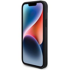 BMW Leather Carbon case for iPhone 15 Plus - black-thumb-4