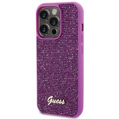 Guess Disco Metal Script case for iPhone 15 Pro - pink-thumb-1