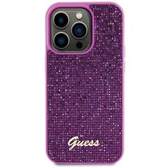 Guess Disco Metal Script case for iPhone 15 Pro - pink-thumb-2