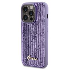 Guess Sequin Script Metal case for iPhone 15 Pro Max - purple-thumb-1