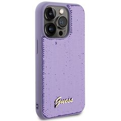 Guess Sequin Script Metal case for iPhone 15 Pro Max - purple-thumb-3
