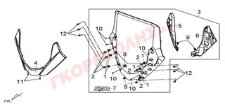 ΠΑΡΜΠΡΙΖ BK-001U 62cm 6710A-L4C-000