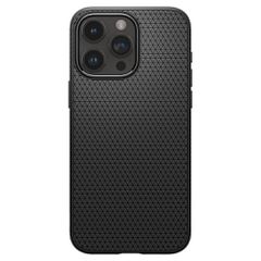 Spigen Liquid Air iPhone 15 Pro Case - Matte Black-thumb-1