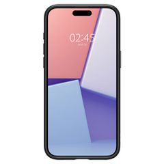 Spigen Liquid Air iPhone 15 Pro Case - Matte Black-thumb-2