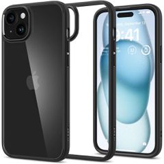 Spigen Ultra Hybrid iPhone 15 Case - Matte Black-thumb-0