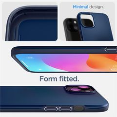 Spigen Thin Fit iPhone 15 Plus Case - Blue-thumb-2