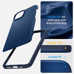 Spigen Thin Fit iPhone 15 Plus Case - Blue-thumb-3