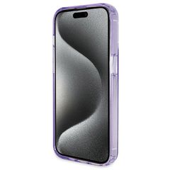 Guess Ring Stand Script Glitter MagSafe case for iPhone 13 Pro / 13 - purple-thumb-4