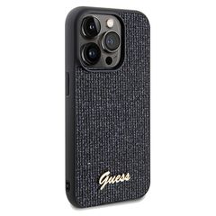 Guess Disco Metal Script case for iPhone 14 Pro Max - black-thumb-3