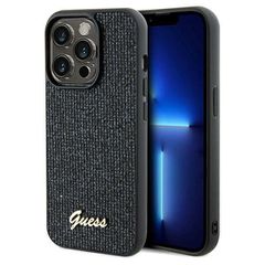 Guess Disco Metal Script case for iPhone 14 Pro Max - black-thumb-0