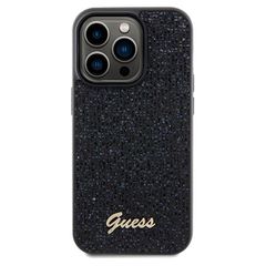 Guess Disco Metal Script case for iPhone 14 Pro Max - black-thumb-2
