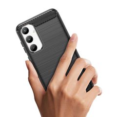 Carbon Case for Samsung Galaxy A35 - black-thumb-4