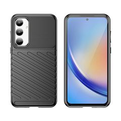 Thunder Case armored case for Samsung Galaxy A35 - black-thumb-1