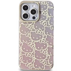 Hello Kitty IML Gradient Electrop Crowded Kitty Head Case for iPhone 13 Pro Max - Pink-thumb-2