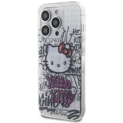 Hello Kitty IML Kitty On Bricks Graffiti case for iPhone 13 Pro Max - white-thumb-1