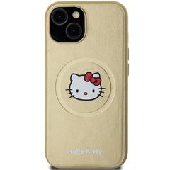 Hello Kitty Leather Kitty Head MagSafe case for iPhone 14 - gold-thumb-2