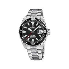 Festina Divers, Men's Watch, Silver Stainless Steel Bracelet F20669/3