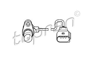 TOPRAN 113 466 755 - rotat.sensor eng.managem. Αισθητήρας στροφών, ηλεκτρονική διαχείριση κινητήρα