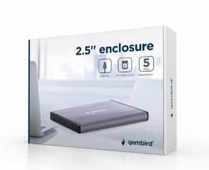 GEMBIRD ΘΗΚΗ ΓΙΑ HDD 2.5" USB 3.0 ΜΑΥΡH