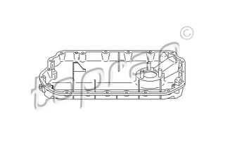 TOPRAN 111 876 755 - oil sump engine Κάρτερ λαδιού