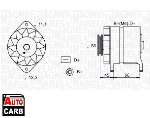 Δυναμό MAGNETI MARELLI 063321112010 για FIAT CAMPAGNOLA 1974-1989, FIAT DUCATO 1989-1994, FIAT DUNA 1987-2001