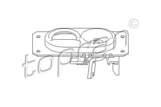 TOPRAN 107 406 755 - hood lock front hood Κλειδιαριά καπό