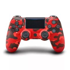 Double Motor 4 Wireless Controller OEM Χειριστήριο Camouflage Red - PS4 Controller