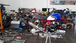 podofreno kataskevi gia megala moter - honda Z50A MINI TRAIL - z50j z50R monkey Gorilla lifan bobo skyteam Jintong JC50 MODIFYING GARAGE "since1993" TAKEGAWAGR - 4miniracingparts,gr-thumb-8