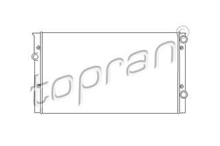 TOPRAN 103 003 755 - radiator Ψυγείο, ψύξη κινητήρα