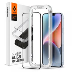 Spigen ALM Glass FC Tempered Glass for iPhone 13 / 13 Pro / 14 - Black