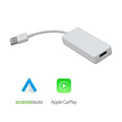 Αντάπτορας Apple Carplay και Android Auto Αυτοκινήτου για Android Οθόνες με εύκολη USB σύνδεση (car play dongle smartphone GPS navi bluetooth ηχοσύστημα ελληνική πλοήγηση wireless ασύρματο εργοστασιακ