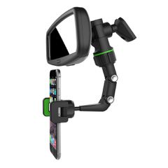 Adjustable car rearview mirror holder for smartphone-thumb-1