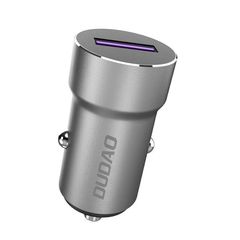 Dudao Fast USB Cigarette Lighter Car Charger 5 A 22.5 W Quick Charge 3.0 VOOC Gray (R4Pro Upgrade gray)
