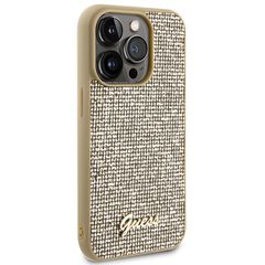 Guess Disco Metal Script case for iPhone 15 Pro - gold-thumb-3