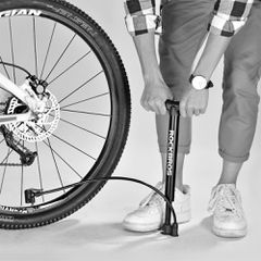 Rockbros A320 floor bicycle pump - black-thumb-3