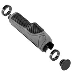 Rockbros BT1802GR bicycle grips - gray-thumb-1