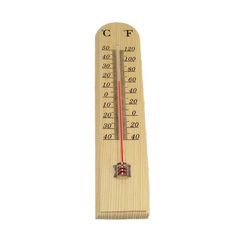 Ξύλινο Επιτοίχιο Θερμόμετρo Thermometer