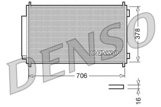 Συμπυκνωτής  σύστ. κλιματισμού HONDA CR-V III 2.0/2.2D/2.4 09.06-