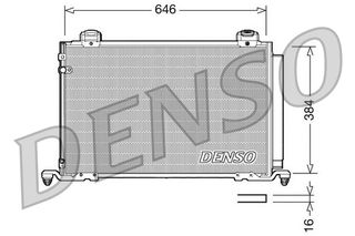 Συμπυκνωτής σύστ. κλιματισμού TOYOTA AVENSIS 1.6-2.4 03.03-11.08