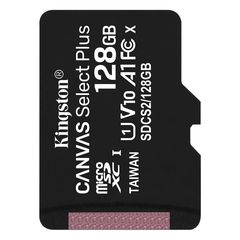 Κάρτα μνήμης Kingston 128 GB microSDXC Canvas Select Plus cl. 10 UHS-I 100 MB/s