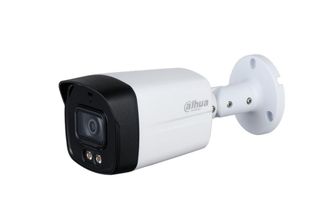 DAHUA - HAC-HFW1239TM-A-LED-S2 Full Color κάμερα Bullet 2MP με φακό 3.6mm και ενσωματωμένο μικρόφωνο. Μεταλλικό περίβλημα