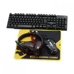 4 σε 1 gaming combo RGB Light πληκτρολόγιο ποντίκι Ακουστικά gaming Andowl Q-JP004