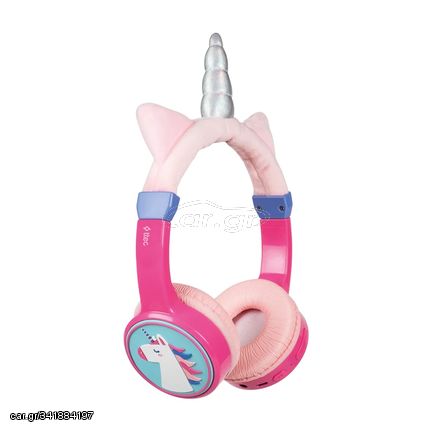 Ttce SoundBuddy 2 Kids On-Ear ασύρματα ακουστικά Bluetooth, Unicorn