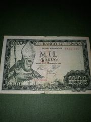 Ισπανικό χαρτονόμισμα 1000 ( mil) pesetas 1965  
