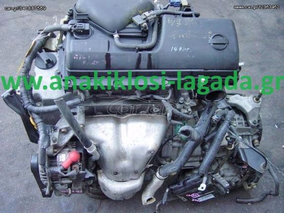 ΜΗΧΑΝΗ NISSAN MICRA K12 1.4 ΜΕ ΤΥΠΟ(CR14) anakiklosi-lagada